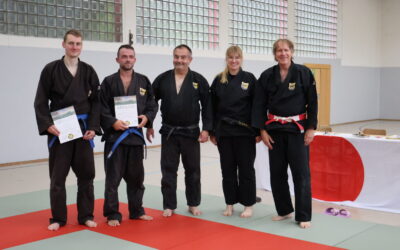 Erfolgreiche Gürtelprüfung im Jiu-Jitsu